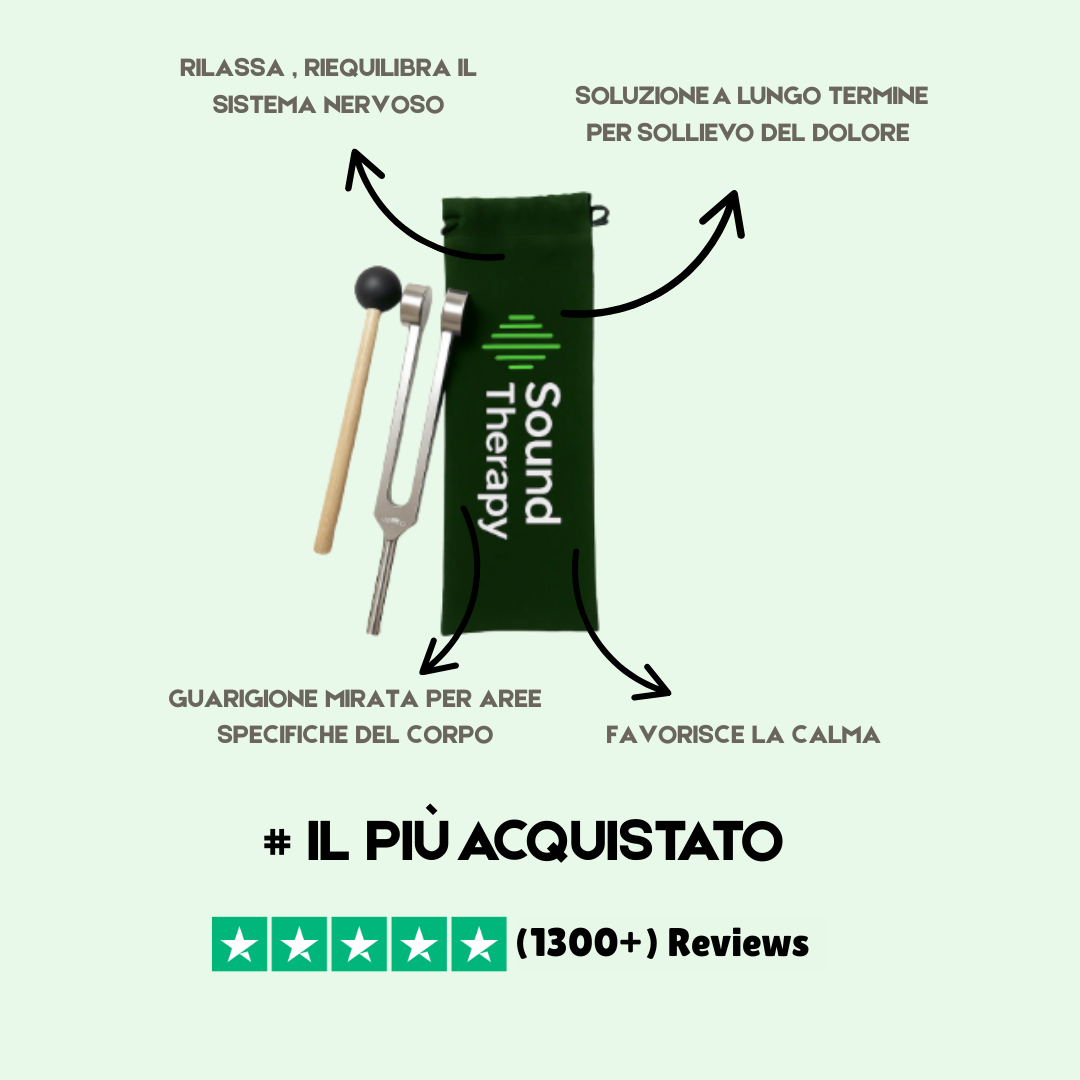 Strumento 128 Hz - Per sollievo da dolori e tensioni in pochi minuti